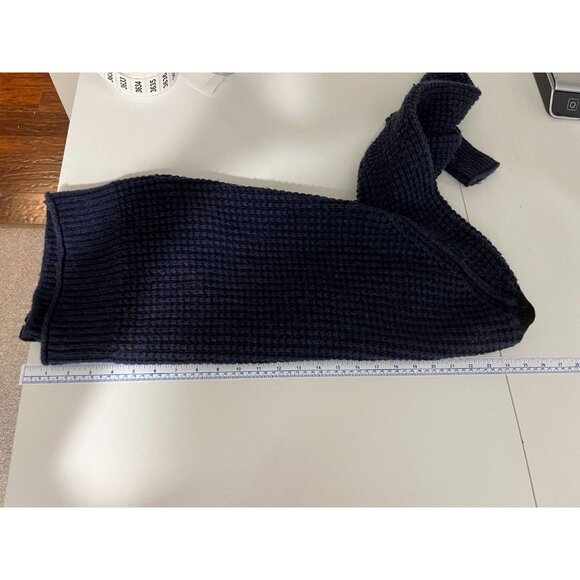 Aritzia Wilfred Free Cardigan Womens Wool-Alpaca-Blend Blue Shaker Knit - Picture 12 of 14